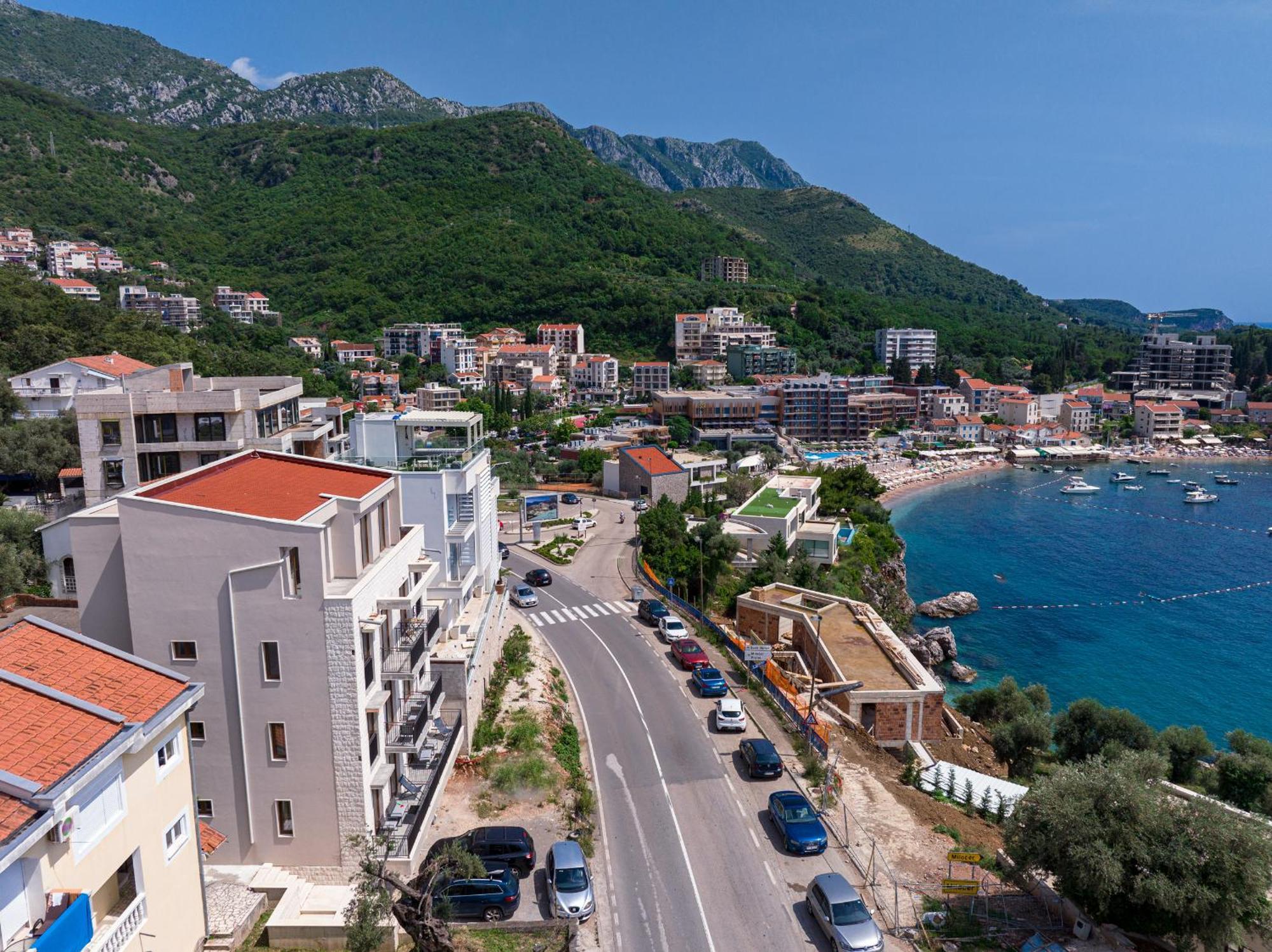 Niki Apartments Przno Sveti Stefan Eksteriør billede